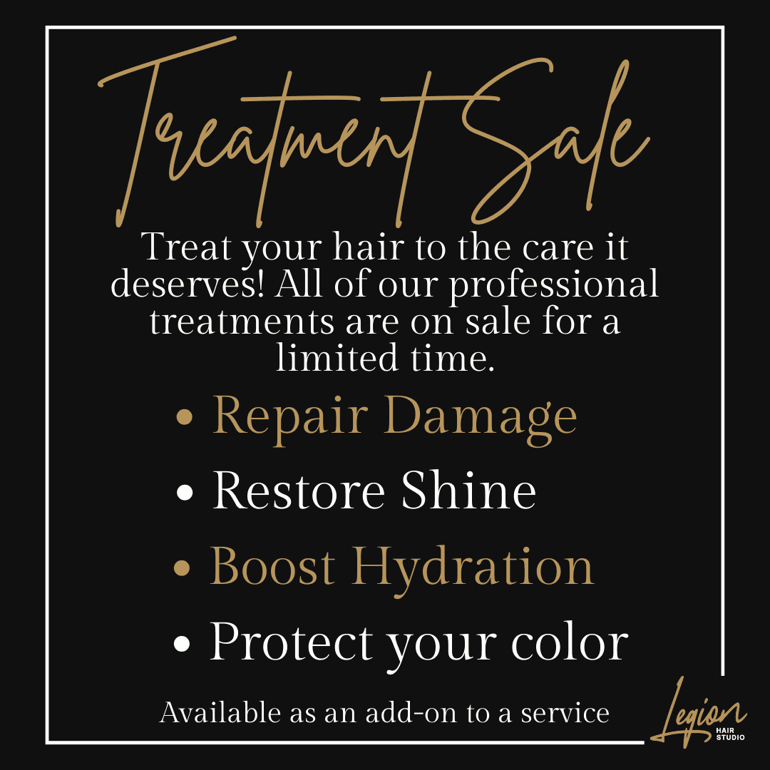 Hair treatment sale: Repair damage, restore shine, boost hydration for a limited time.
